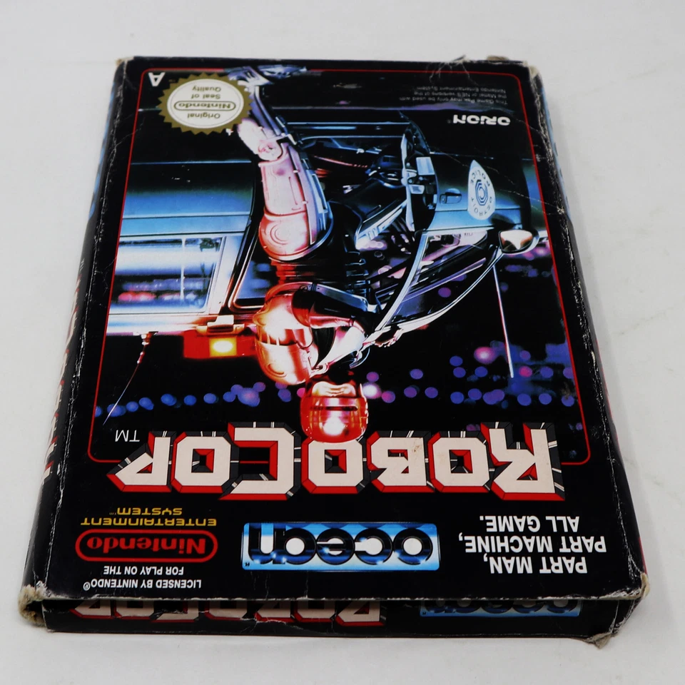 VINTAGE NINTENDO ENTERTAINMENT SYSTEM NES ROBOCOP CARTRIDGE GAME PAL A BOXED - Image 2 of 4