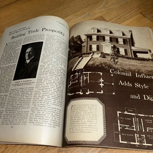 Feb 1925 BUILDING AGE & NATIONAL BUILDER 5 Day Work Week Problem / ASBESTOS ADS - Imagen 11 de 24