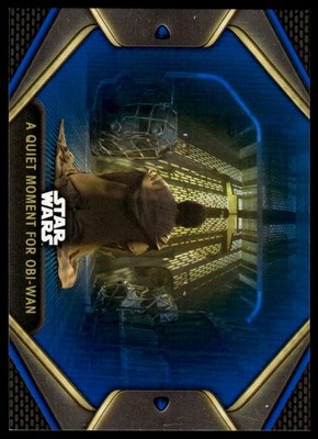 2023 Topps Star Wars: Obi-Wan Kenobi A Quiet Moment for Obi-Wan #36 Blue