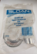 Lot of 3 - SLOAN H-636-AA SWEAT SOLDER KIT FOR 3/4" SUPPLY URINAL  BS 2 