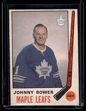 1969-70 O-Pee-Chee Hockey Johnny Bower #187