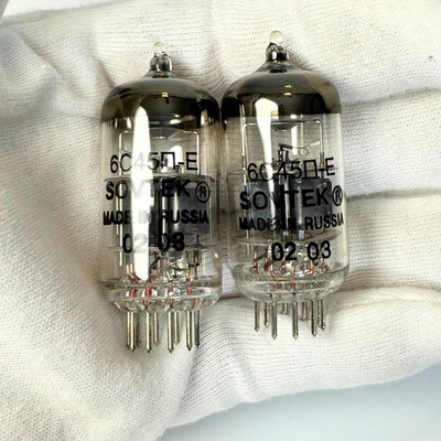 Electro-Harmonix 6C45Pi-E Gold Pin Tube Pair Woo Audio  10 Hours Sovtek Russia