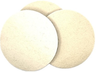 Pro-Graad 5'' Wool Polishing Pads, 3pcs Wool Felt Polishing Pad Buffing Wheels...