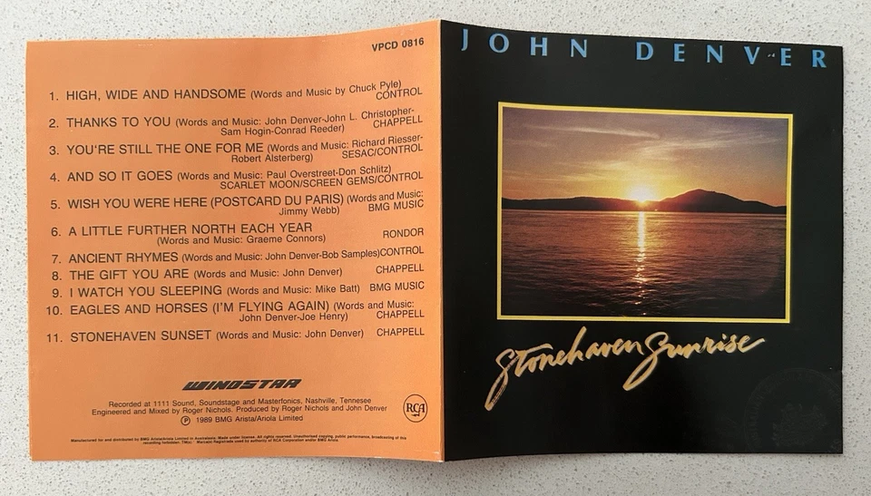 JOHN DENVER Stonehaven Sunrise CD RARE! - Image 4 of 4