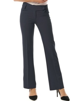 MixMatchy Relaxed Boot-Cut Stretch Office Pants Trousers Slacks