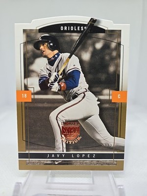 2004 Limited Skybox Edition Javy Lopez 123/150 Gold Proof #50 Baltimore Orioles