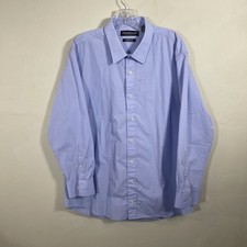 Nick Graham Modern Fit Blue Button Down Sz 12 32-33 XL 