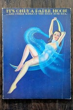 Vintage music song book: It's Only A Paper Moon (1975)