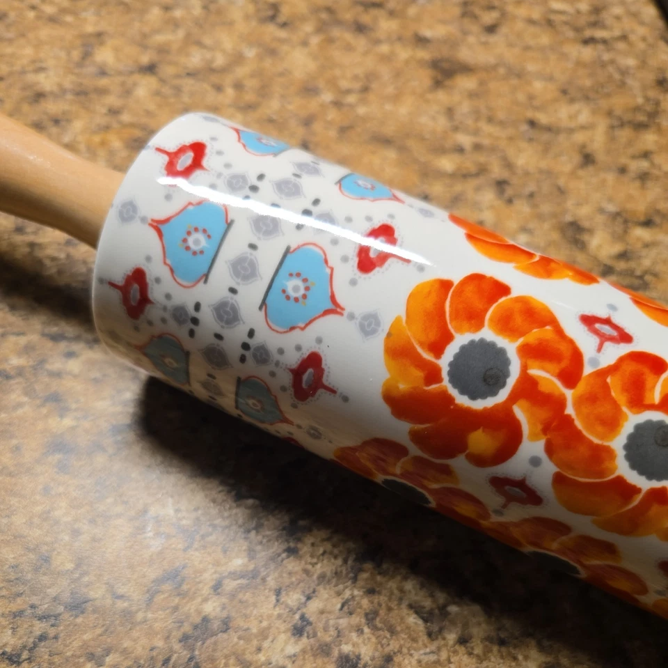 Керамическая скалка Anthropologie Poppy Roll The Dough - Изображение 3 из 4