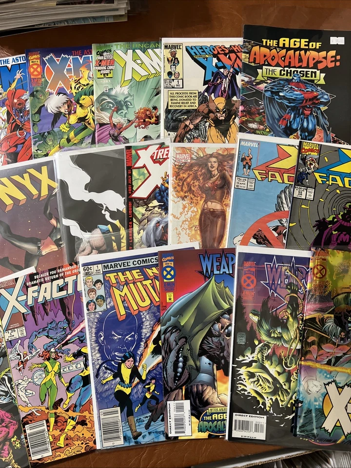 Mega Lot of 23 X Titles: VG+ to VF+ & Up X-men X-Factor, NYX More Marvel $9 Ship - Image 4 of 4