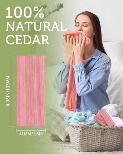 Cedar Blocks For Clothes Storage Aromatic Scent Cedar Wood Planks For Closets Ki - Picture 5 of 7