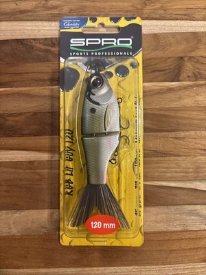 Spro KGB Lil Guy Platinum shad 120 mm Moderate fast Sink 7/8 Oz Glide Bait