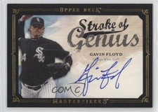 2008 Upper Deck Masterpieces Stroke of Genius Gavin Floyd #SG-GF Auto 0o9