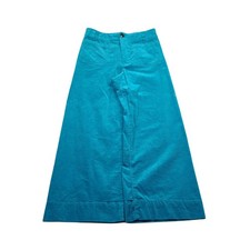 Maeve Anthropologie The Colette Corduroy Pants Women 28 Wide Leg Crop Torquoise