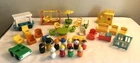 New ListingVintage Fisher Price Little People Lot Cars Furniture & Misc People