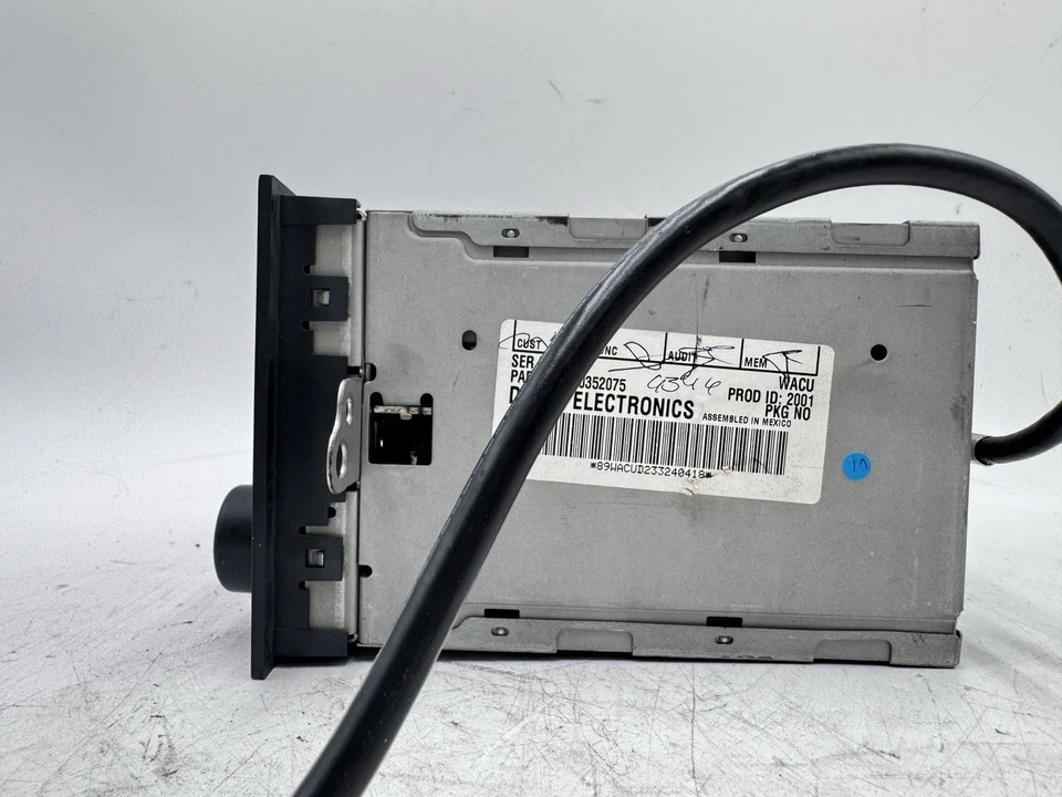 04-07 UNIDAD RECEPTORA DE RADIO AM FM REPRODUCTOR DE DISCO ÚNICO FABRICANTE ORIGINAL BUICK RENDEZVOUS 10376762 Foto 4 de 4