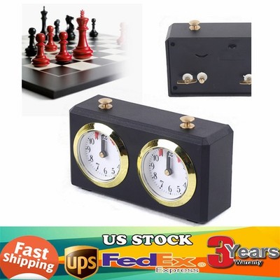 Chess Clock Alarm Chess Timer Mechanical Analog Chess Clock for Board Game Inter