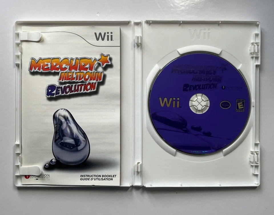 Mercury Meltdown - Revolution (Nintendo Wii, 2007) CIB - Mint Condition Disc! - Image 3 of 4