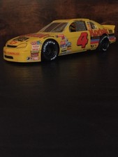 1:24 scale handcrafted NASCAR #4 Kodak yellow racecar plastic model 