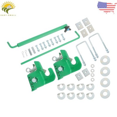 Green Easy Change Quick Hitch Kit with Stabilizer Bar for Category 2 Tractors