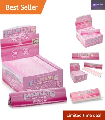 Raffinierte rosa Kingsize Papiere mit Rolling Tips - perfekt für Kenner