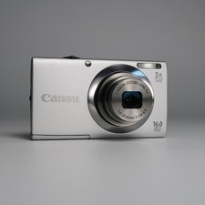 Canon PowerShot A2300 Is Digital Camera Silver 16MP Box, SD Card -
