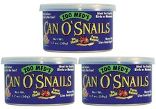 Zoo Med 3 Pack of Can O' Snails, 1.7 Ounces Each Ounce Pack 3 