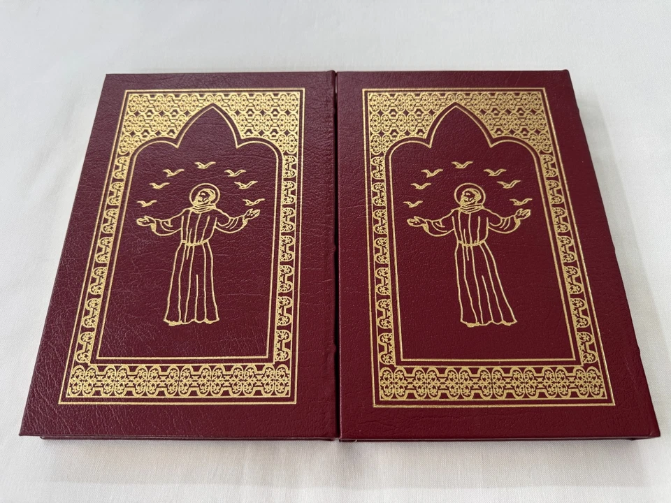Easton Press 2Vol Set LITTLE FLOWERS OF SAINT FRANCIS OF ASSISI & Biography RARE - Imagem 2 de 4
