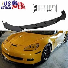 Gloss Front Bumper Lip Spoiler Splitter Body Kit For Corvette C5 C6 C7 Z06 Gloss Front Bumper Lip Spoiler Splitter Body Kit For Corvette C5 C6 C7 Z06