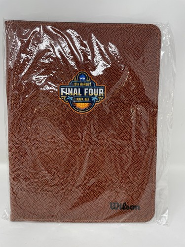 CHAMPION Notre Dame Baylor U Conn Oregon NCAA Final 4 2019 Wilson Binder NEW - Picture 1 of 3