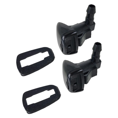 Black Twain Windshield Water Nozzle Jet Fits For Mazda BT-50 BT50 UTE UP 12-19 - Picture 3 of 11