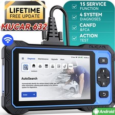 MUCAR 632 Auto Diagnostic Tool OBD2 Scanner ABS SRS EPB AI Code Reader CANFD FCA