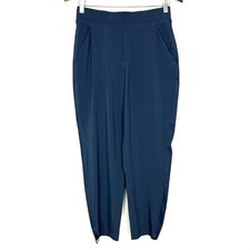 Athleta Brooklyn Ankle Pants Women  s Size 4 Pull On Lightweight Travel Pockets