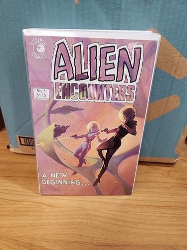 ALIEN ENCOUNTERS 1 - 14 complete ECLIPSE COMICS 1985 LOT DAVE STEVENS