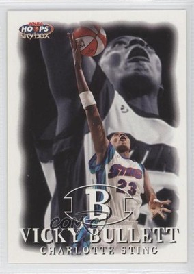 1999 WNBA Hoops Skybox Vicky Bullett #21 a9y