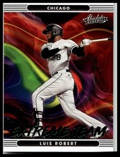 2022 Panini Absolute #ET-1 Luis Robert Extreme Team Retail Green