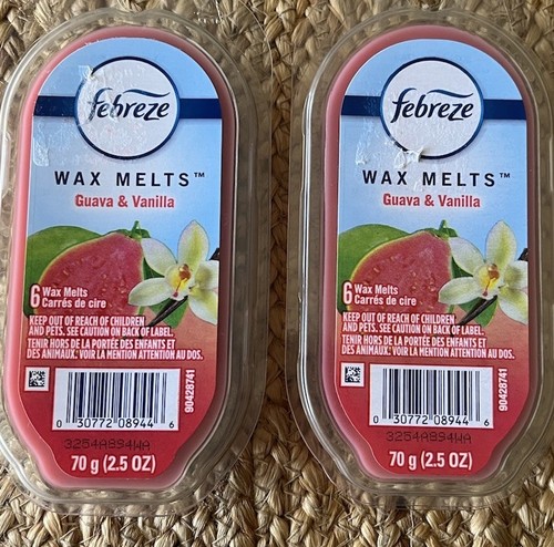 Two Packs Febreze Guava & Vanilla Wax Melts
