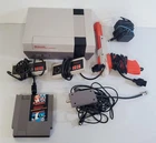 Y-169 VTG NINTENDO ENTERTAINMENT SYSTEM CONSOLE BUNDLE-CONTROLLERS, POWER CORD+!