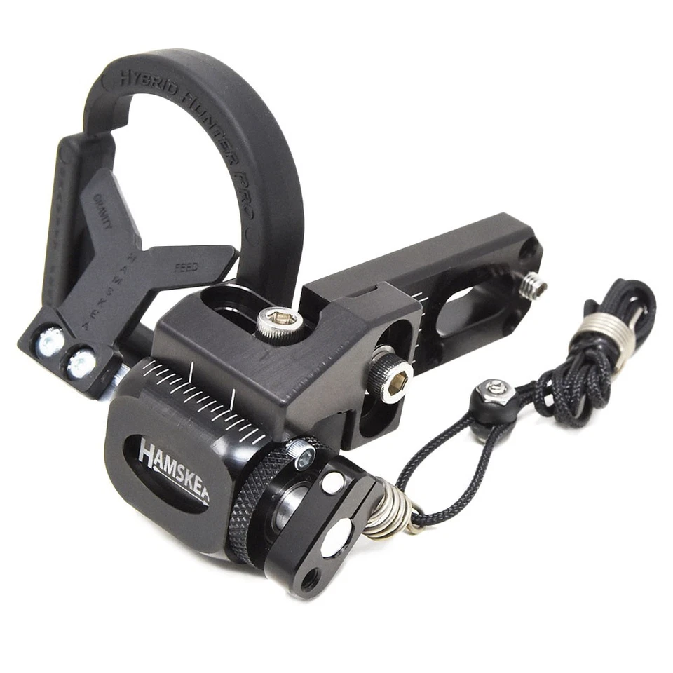 HAMSKEA ARCHERY SOLUTIONS Hybrid Hunter Pro Black Right Hand Arrow Rest (200772) - Image 2 of 4