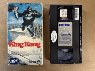 VHS — KING KONG — Single Gatefold First Print • Scotch •• Very Hard To Find ••