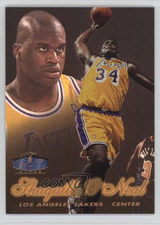 1997-98 Flair Showcase Row 2 Shaquille O'Neal #7 HOF 1u9