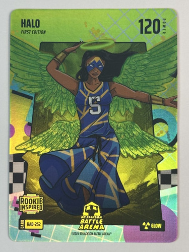 2024 Bo Jackson Battle Arena 80's RAD Glow 1st Edition Halo Angel Reese RC
