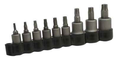 Torx Plus Bit Set, 9teilig, Torx Plus Schrauben TP10, TP15, TP20, TP25, TP27,...