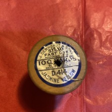 Dewhurst’s Sylko  Thread. Wooden Machine Bobbin D346 Peach Rose 100 Yards