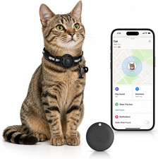 Cat GPS Tracker Collar, Pet Tracker for Cats , Waterproof Smart Tag Compatible
