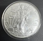 2021 American Silver Eagle in capsule 1 ozt .999