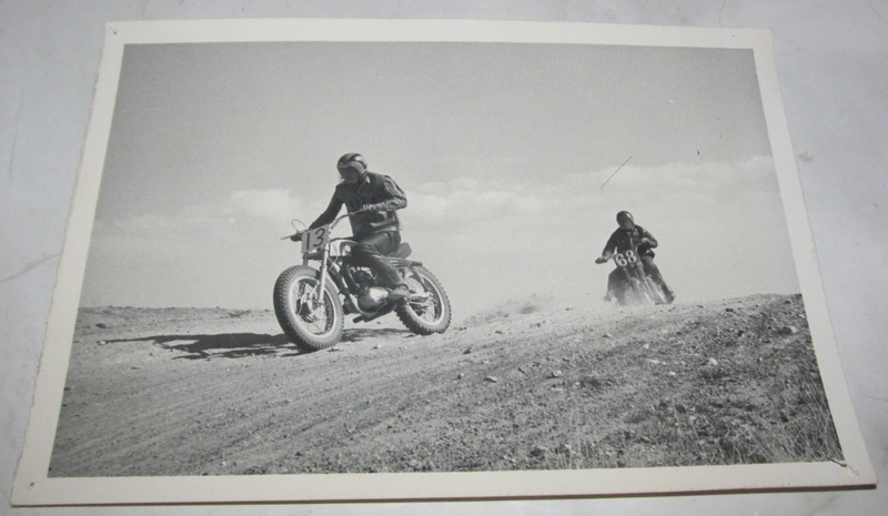 Vintage Motocross Motorcycle Race Photo 5" x 7" Cheyenne, Wyoming WY Cars #9