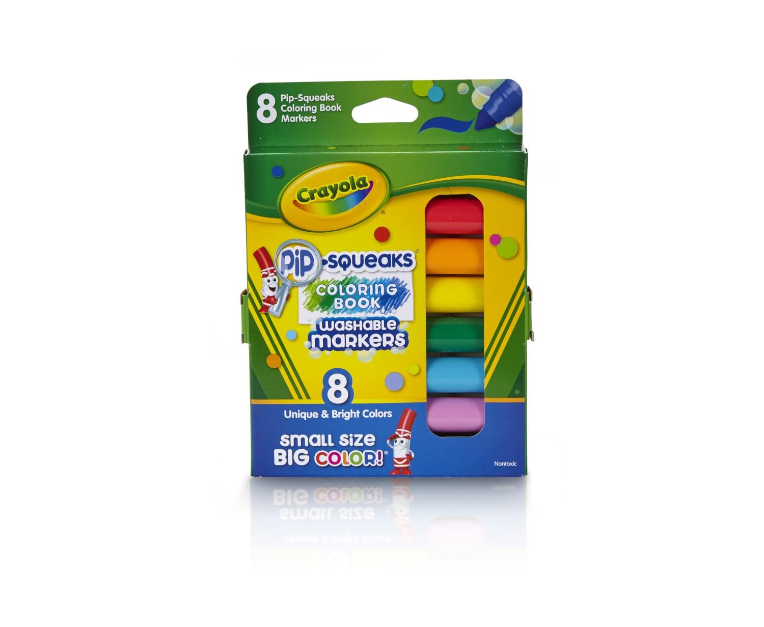, Mini Markers In Classic Colors, 8 Count