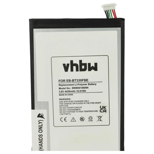 Batteria sostituisce Samsung EB-BT330FBE T4450E T4450C 4450mAh 3,8V - Bild 5 von 9