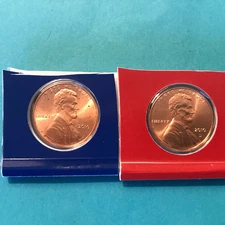 2010 P&D Lincoln Cents Unc in  US Mint Plastic FREE SHIP